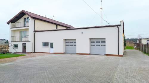 Lokal przy trasie E7 pod serwis, usługi, magazyn