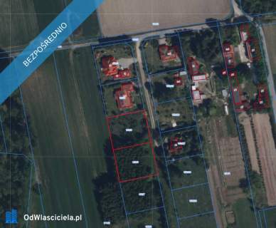 Działka Krze Duże 1139 m2 - w MPZP na cele zabudowy mieszkaniowej