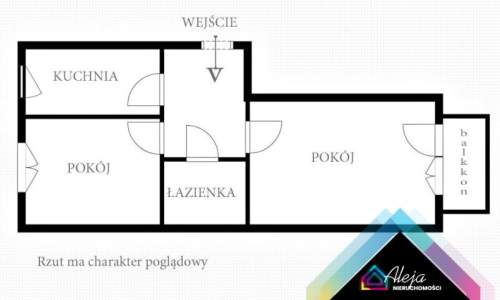2 pokojowe mieszkanie z balkonemw.Centrum Częstochowy