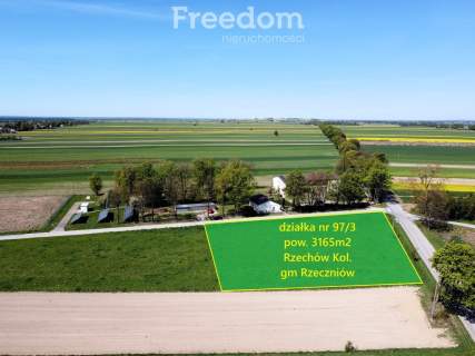 Działka 3165m z WZ, dojazd z dwóch stron Rzechów
