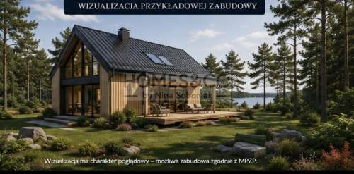 Duża działka 7 934 m2 w Plichcie, gm. Łukta