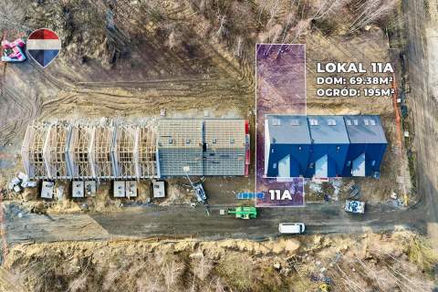 Nowoczesny dom z ogródkiem, w otulinie lasu