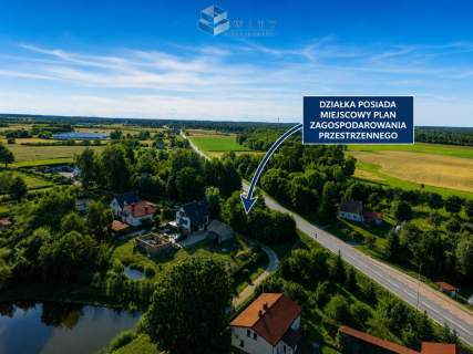 Działka 2600m2 z MPZP 15 min od Iławy