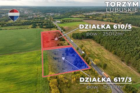 Na sprzedaż 2 działki z potencjałem inwestycyjnym
