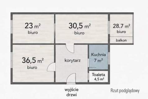 Biura Centrum Różne metraże