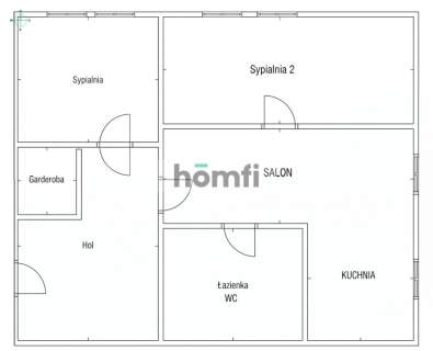 Rozkładowe 62 m2, 3 pok. w centrum miasta