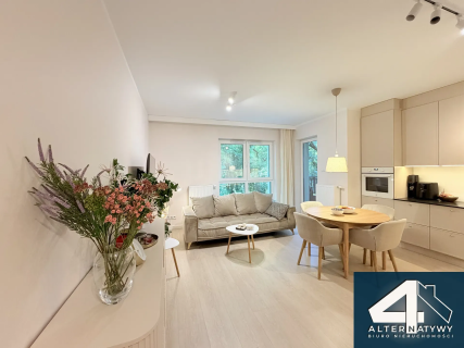 Apartament z tarasem 21 m2, garaż, z 2022 roku