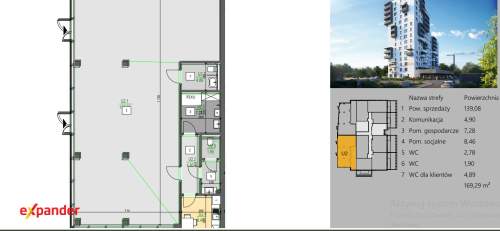 Sprzedam lokal 175 m2 Rzeszów Dworzysko