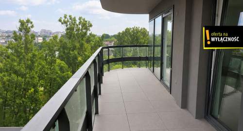 Nowoczesny apartament Kielce Plaza z tarasem