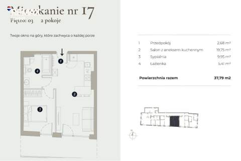 Mieszkanie z balkonem 2 pokoje Bielsko-Biała