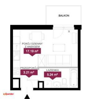 Kompaktowy apartament z możliwością podziału.. 1 km od centrum