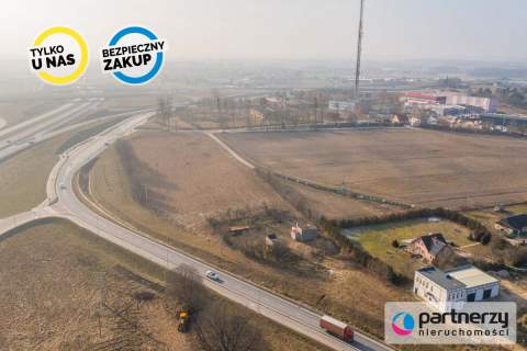 Działka usługowo-produkcyjna tuż przy trasie S6.