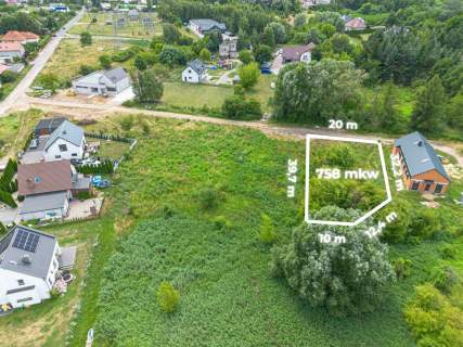 Działka budowlana 758 m Kawiary Gniezno