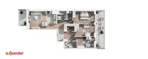91 m 2 łazienki Garderoba Nowe Jeżyce