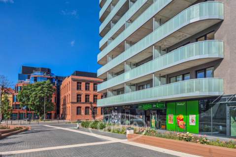 Apartament w Quorum z widokiem na panoramę miasta