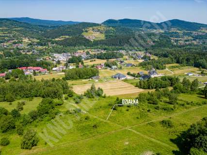 Działka rolna 1463 m Stryszawa słoneczna HIT