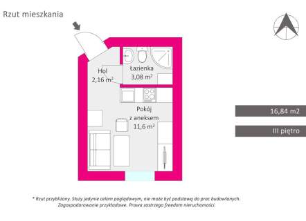 Jasna kawalerka w Centrum - obok Mikołowskiej
