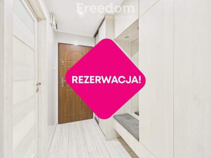 Parter z dużym balkonem i widokiem na zieleń