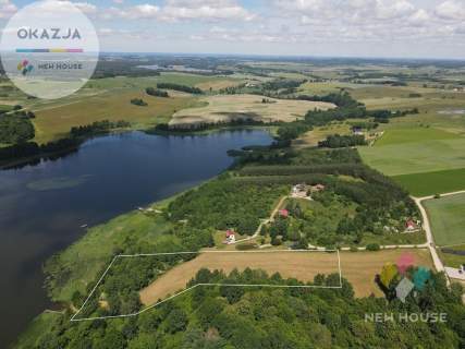 Działka z linią brzegową i możliwością zabudowy