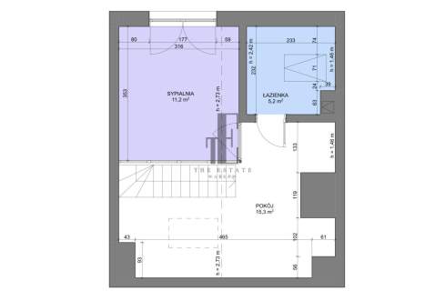 Dwupoziomowe mieszkanie z garażem na 2 auta    