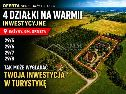 WARMIA. 1,5 ha POD INWESTYCJĘ TURYSTYCZNĄ