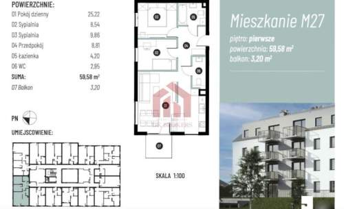 3-pok, Tyczyn jedyny taki budynek z atrium