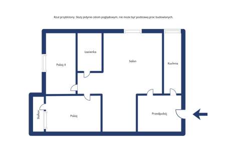 3 pokoje Widok na Wisłę Balkon