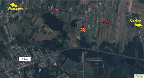 Sprzedam 2 działki 0,5 ha w Broszkowie pod Siedlcami gm.Kotuń
