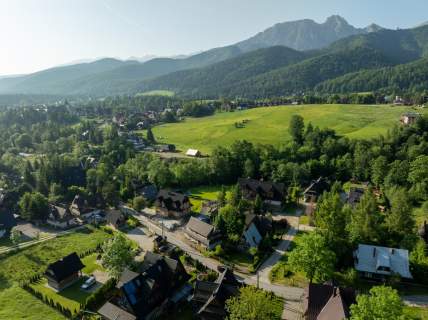 Dom z działką w Kościelisku z widokiem na Giewont