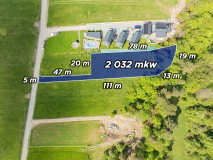 Działka budowlana 2032m2 RABKA-ZDRÓJ - Słone