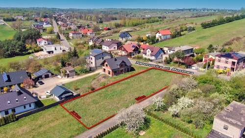 Działka budowlana 1296m2 - Toporowice