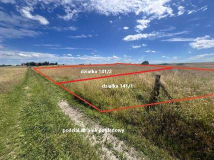 DZIAŁKA o pow. 4.691 m2 Zieleniewo tylko 48 zł/m2.