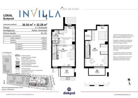 Wakacyjny 2 poziomowy apartament z basenem