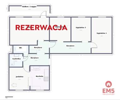 4 pokojowe mieszkanie