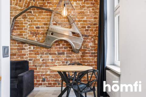 Unikalna kawalerka w stylu loft z antresolą
