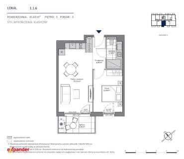 Łeba 2-pokojowy apartament nad morzem Wykończony pod klucz
