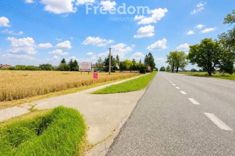 Działka inwestycyjna przy DK92 MPZP A2 3,5 km