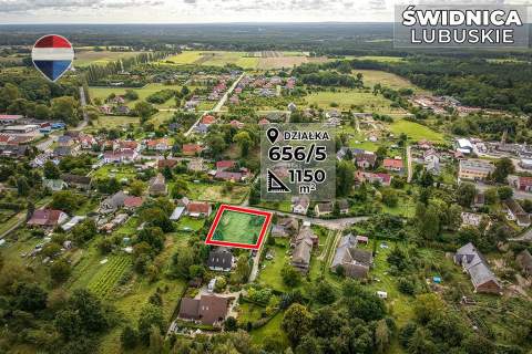 Działka budowlana 1150 m - blisko Zielonej Góry