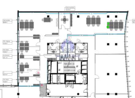 Śródmieście -lokal biurowy 194,50m2 do wynajęcia