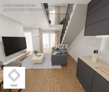 Dwupoziomowy apartament Poligonowa