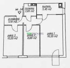Komfortowe 3 odrębne pokoje, balkon, KW