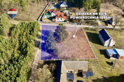 Działka przy lesie z warunkami zabudowy