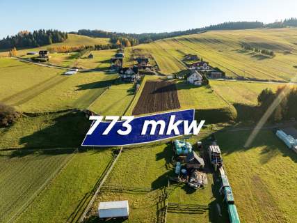 Dziaka budowlana z projektem w Niedzicy
