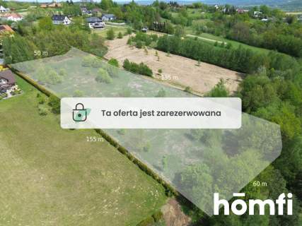 Widokowa działka budowlana Winiary gm. Gdów