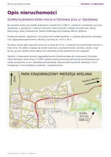 Działka budowlana blisko morza, Sztutowo-pomorskie