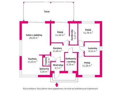 Komfortowy dom parterowy w okolicach Łasku.