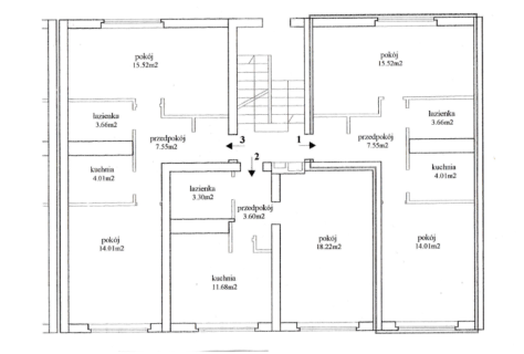 Bezpośrednio - 2 pokoje 44,75 m2 na wygodnym parterze