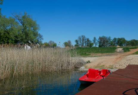 Działka z linią brzegową