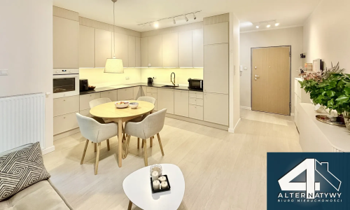 Apartament z tarasem 21 m2, garaż, z 2022 roku