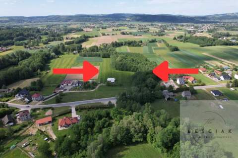Działka budowlana z częścią leśną - blisko Zakliczyna i Tarnowa...